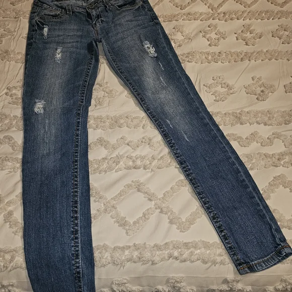 Wallflowers Distressed Denim Skinny Jeans - Picture 7 of 15